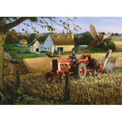 MasterPieces PuzzleÂ Company Farmall Field of Plenty Jigsaw Puzzle (1000-Piece), Art by Charles Freitag