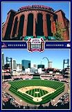 Busch Stadium - St. Louis Cardinals Poster (Albert Pujols, David Eckstein, Jason Isringhausen)
