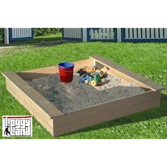 Sandkasten aus naturbelassenem Massivholz