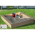Sandkasten aus naturbelassenem Massivholz