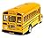 NEW Yellow School Bus Diecast Model pull back action openable doors 5 inch