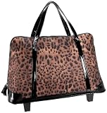 Toss Designs Congo Rolling Cabin Bag,Leopard/Black,one size