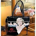 Black Marilyn Monroe Portrait High Heel Purse