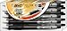 BIC Velocity Retractable Ballpoint Pen, Refillable, Medium Point (1.0 mm), Black, 12 Pens