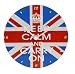 Keep Calm and Carry On Wall Clock *Union Jack Design* STYLISH GIFT
