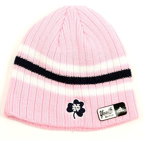 Notre Dame Youth Pink College Beanie