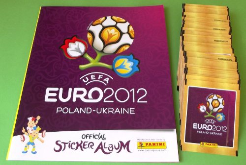 Panini EURO 2012 – Leeralbum + 50 Tüten internationale Version.