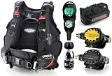 Scuba Diving Equipment, Cressi Light Jac BCD Package