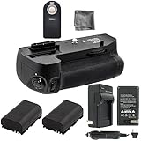 Battery Grip Bundle F/ Nikon D7000: Includes MB-D11 Replacement Grip, 2-Pk EN-EL15 Long-Life Batteries, Charger, More