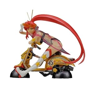 【クリックで詳細表示】天元突破グレンラガン ヨーコ スペースルック ＆ ガンビー (1/5スケールPVC塗装済み完成品)