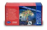 Konstsmide 3634-500 Micro LED Lichterkette (320 bunte Dioden, Multifunktion, 24V Au&szlig;entrafo, 9.6W, schwarzes Kabel)