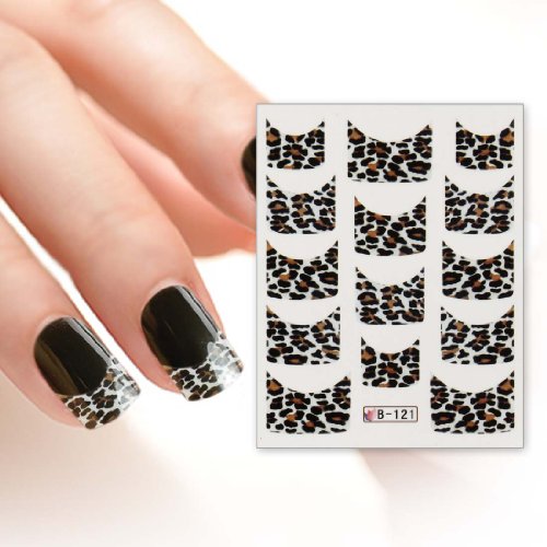 BMC Nail Art Water Transfer Tattoo Effects French Tip Designed Decoration Decals