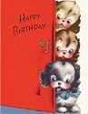 Vintage Look Birthday Cards - 14 Pack w/ Envelopes