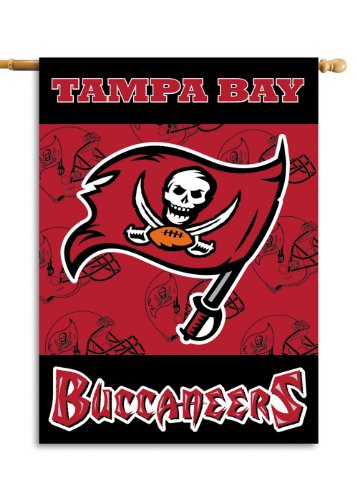 NFL Tampa Bay Buccaneers 2-Sided 28-by-40-Inch House Banner