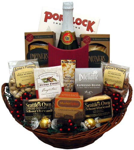 Rustic Holiday Gift Basket by Seattle Gift Basket Company