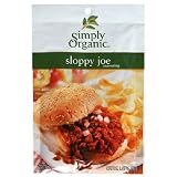 Simply Organic Seasoning Mix, Sloppy Joe, 1.41-Ounce Packets (Pack of 12)