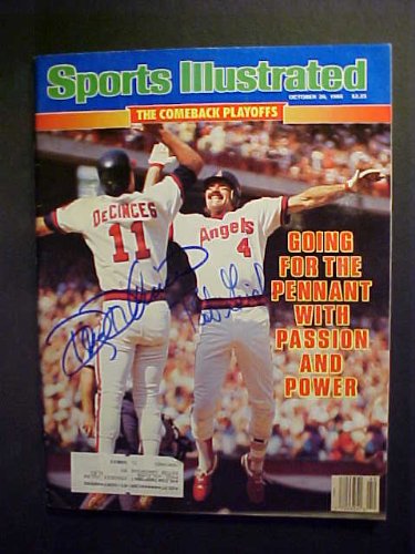 Doug Decinces & Bob Grich Los Angeles Angels Autographed October 20, 1986 Sports Illustrated Magazine