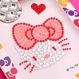 ≪東方神起：テーマソング/ハローキティ誕生35周年記念≫【Hello Kitty Colors】ハローキティー♪ビッグリボンジュエリーステッカー（レッド）DC-07KT