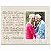 55th Year Wedding Anniversary Gift for Couple Custom engraved 55th Wedding Anniversary Gifts Frame Holds 1 4x6 Photo 8