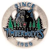 Minnesota Timberwolves Official Logo Lapel Pin