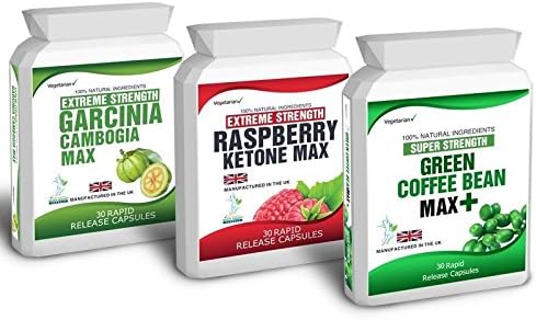 Raspberry Ketone MAX Plus Garcinia Cambogia Plus Green Coffee Weight Loss Pills Slender Product