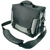 Olympus SLR Camera Bag PEN E-P1 Olympus Evolt E620 E600 E520 E510 E500 E410 E30 E-3 SLR DSLR Camera Case Message Bag , Black with Grey Accent