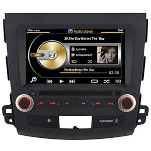 Koolertron For 2007-2011 MITSUBISHI OUTLANDER and CITROEN C-CROSSER Indash DVD GPS Navigation With dual-core/3Zone POP 3G/WIFI/20 Disc CDC/ DVD Recording/ tooth handsfree / Steering wheel control / Phonebook / IPOD / USB / SD / Game discount