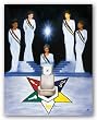 Sisters of the Light - Eastern Star by Jamal Scott 8"x10" Art Print Poster