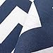 Big Chevron Poly Cotton Navy 60 Inch Fabric by The Yard (F.E.)