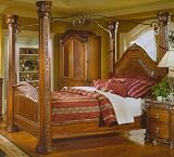 Spanish Hills Queen Canopy Bed