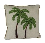 Hooked Palm Tree Throw Pillow - 16