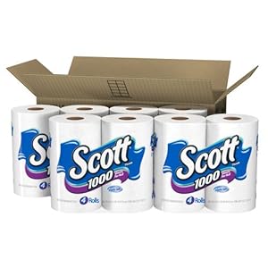Scott 1000 Bath Tissue, 1000 Sheet Rolls (16 Rolls)