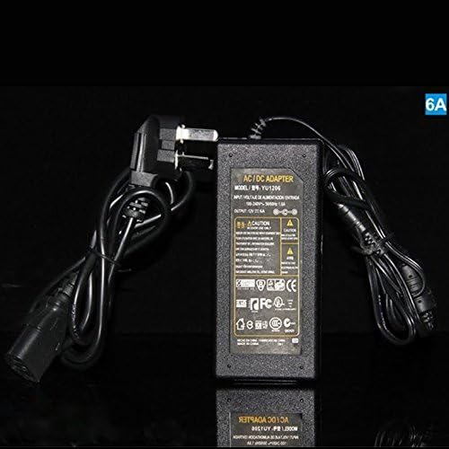iWG 72W Power Adaptor,Transformers,Power Supply for 3528 5050 LED Strip Light Bulb,Output 12V,6A Max,72 Watt Max