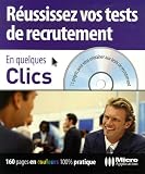 Revue Editions Micro Application  / Réussissez vos tests de recrutement (1Cédérom)