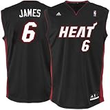 Adidas Miami Heat Lebron James Youth (Sizes 8-20) Revolution 30 Replica Road Jersey