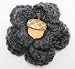 Handmade Mini Decorative Alpaca Natural Fiber Flower Pin - One-of-a-kind