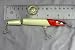 6.3 Classic red and white wooden crankbait fishing lure