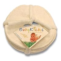 BabyKicks Nursing Pads - Fleece, Set of 3