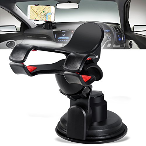 Car Holder, Breett Universal Car Windshield Mount Holder for Smart Mobile Phones,iPhone 6 plus/6/5s/4, Samsung Galaxy S6/S5/S4/S3/Note 4/3, GPS