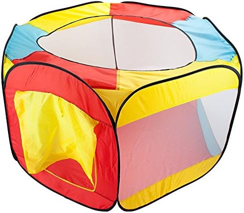 Perfectbaby Hexagon Pop up Ball Pit Tent with Mesh Netting and Carrying Case By Imagination Generation