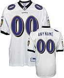 Baltimore Ravens Personalized Authentic White Jersey - 56