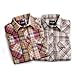 Wrangler Men's Short Sleeve Assorted Stripe Or Plaid Western Shirts