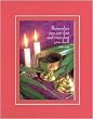 Beautiful and Inspiring 8 x 10 Inches Frame able Note Card For Ash Wed (Remember you are dust and into dust you shall return) on Double Beveled Matting