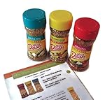 Mrs. Dash Seasoning Blends Variety Pack - Favorite Blends including Original, Extra Spicy, Garlic and Herb 3 Pack with BONUS Cooking with Mrs. Dash Recipes