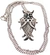 `Mask Of Odin` Pewter Pendant / Necklace Norse
