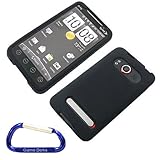 Gizmo Dorks Silicone Skin Case (Black) for the Sprint HTC EVO 4G