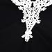 FUNOC® Womens Sexy V-Neck Lace Off Cut Out Shoulder Long Sleeve Tops Shirt