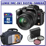 Panasonic Lumix DMC-GH1 12.1 MP 1080p HD Video Digital Camera w/ 14-140mm f/4-5.8 Lens + Unpack & Shoot Pack K#1