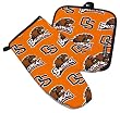 Oregon State University Mitt Potholder Set Oregon State University Beavers for Kitchen Tailgating Barbecue or Outdoor Cooking POT HOLDER SET GIFT IDEA
