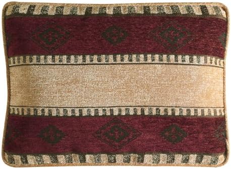 Croscill Home Fashions Navajo Boudoir Pillow,20-Inch by 14-Inch, Camel